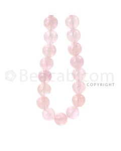 1 Line - 14mm - Pink Morganite Smooth Beads - 570.00 cts. (MRB1006)