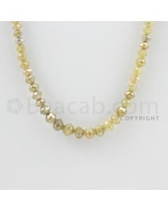 3.00 to 5.00 mm - 1 Line - Faceted Fancy Diamond Beads - 14.50 inches (FncyDia1017)
