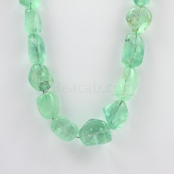 14 to 22 mm - 1 Line - Emerlad Tumbled Beads - 721.50 carats (EmTub1096)