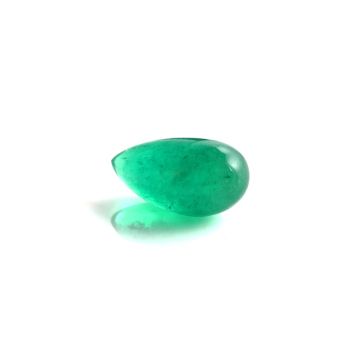 23.17 ct. Green Emerald Drop - 23.2 x 12.9 mm