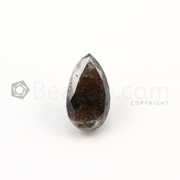 16 x 9 mm - Dark Brown Diamond Pear Cut - 1 Piece - 5.78 carats (FDCS1031)