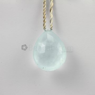 27 mm - Light Blue Aquamarine Drops - 59.70 carats (AqDr1044)