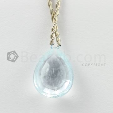 21 mm - Light Blue Aquamarine Drops - 27.65 carats (AqDr1047)