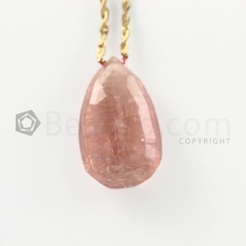 30 mm - Light Pink Tourmaline Faceted Drops - 58.00 carats (ToDr1062)