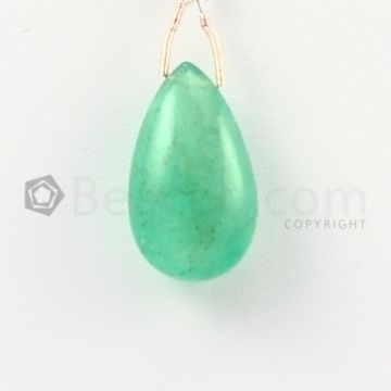 24 mm - Medium Green Emerald Drops - 23.50 carats (EDr1026)