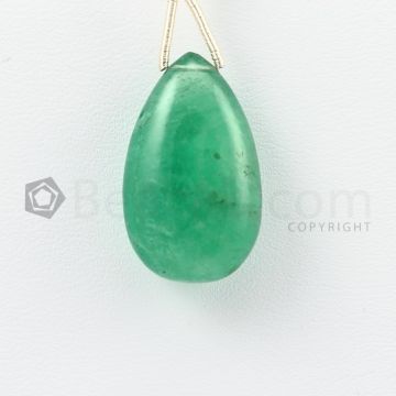 23 mm - Medium Green Emerald Drops - 20.00 carats (EDr1027)