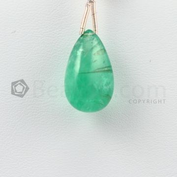 8.50 mm - Medium Green Emerald Drops - 13.00 carats (EDr1034)