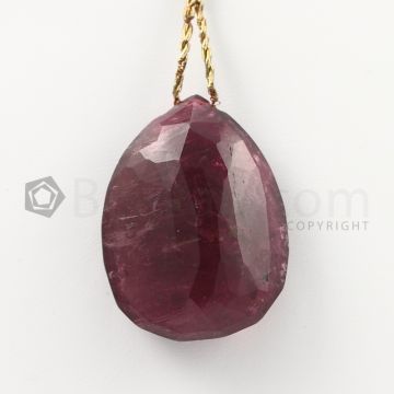 43 mm - Medium Pink Tourmaline Faceted Drops - 223.30 carats (ToDr1064)