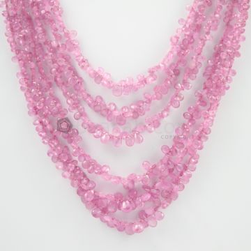 4 to 9 mm - 6 Lines - Pink Sapphire Drops - 463.95 carats (PSDr1002)