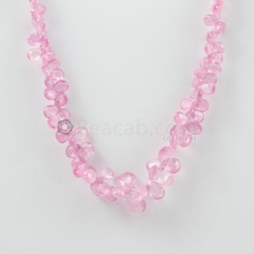 3 to 9.50 mm - 1 Line - Pink Sapphire Drops - 105.50 carats (PSDr1009)