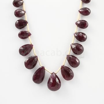 8 to 13 mm - 1 Line - Ruby Drops - 47.93 carats (RDr1019)