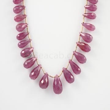 10 to 18 mm - 1 Line - Ruby Drops - 153.00 carats (RDr1024)