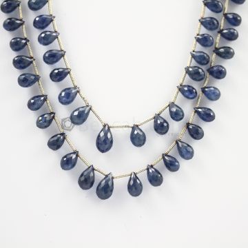 6.30 to 10 mm - 2 Lines - Sapphire Drops - 151.35 carats (SDr1008)