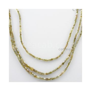 Fancy Diamond Cube Beads - 3 Lines - 76.34 carats (FncyDiaCu1004)