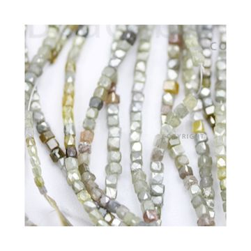 Fancy Diamond Cube Beads - (FncyDiaCu1025)