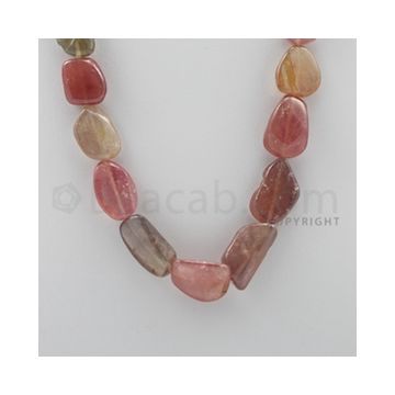 Multi-Sapphire Tumbled - 1 Line - 520.00 carats - 18 inches - (MSTUB1003)