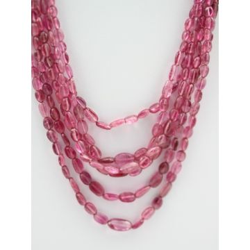 Tourmaline Tumbled - 6 Lines - 218.50 carats - 18 to 21 inches - (Tour1006)