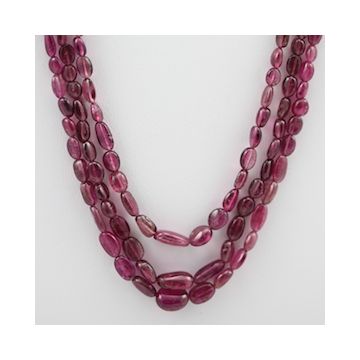 Tourmaline Tumbled - 3 Lines - 138.00 carats - 17 to 19 inches - (Tour1007)