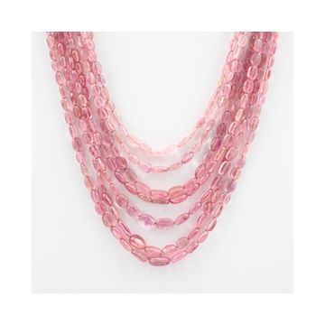 Tourmaline Tumbled - 7 Lines - 252.50 carats - 1.25 to 18 inches - (Tour1012)
