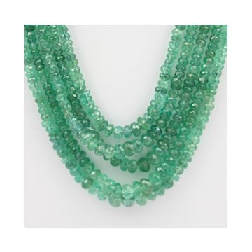 Emerald Faceted - 5 Lines - 191.00 carats - 21 to 23 inches - (EmFB1007)