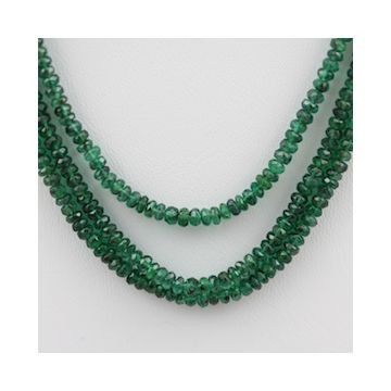 Emerald Faceted - 3 Lines - 80.00 carats - 15 to 16.5 inches - (EmFB1008)