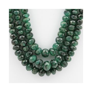 Emerald Faceted - 3 Lines - 401.50 carats - 22 to 24 inches - (EmFB1014)