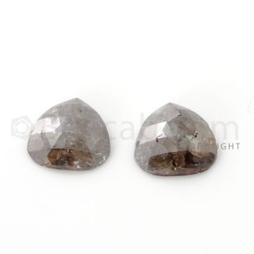1 Light Brown Diamond Pear Shape Rose Cut Diamonds - 2.01 cts. (DRC1231)