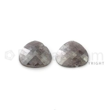 2 Light Brown Diamond Pear Shape Rose Cut Diamonds - 2.15 cts. (DRC1234)