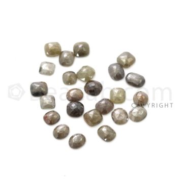 24 Medium Tones Diamond Mix Shape Rose Cut Diamonds - 35.50 cts. (DRC1242)