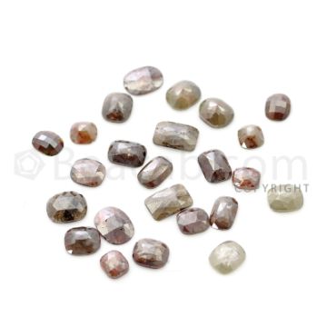 24 Medium Tones Diamond Mix Shape Rose Cut Diamonds - 40.14 cts. (DRC1248)