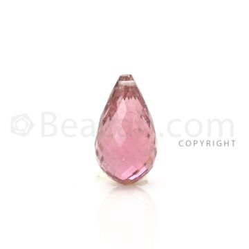 1 pc - Light Pink - Tourmaline Faceted Drop (AAA) - 6.88 cts. (TFD1063)