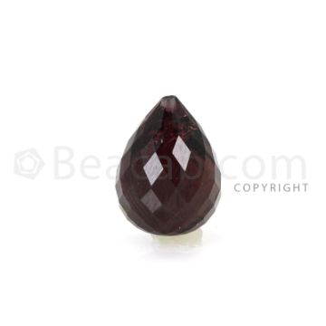 1 pc - Dark Pink - Tourmaline Faceted Drop (AAA) - 13.86 cts. (TFD1112)