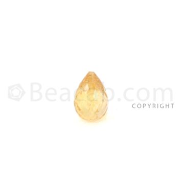 1 pc - Yellow - Tourmaline Faceted Drop (AAA) - 3.21 cts. (TFD1115)