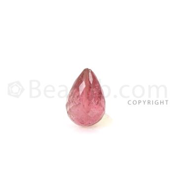 1 pc - Medium Pink - Tourmaline Faceted Drop (AAA) - 5.28 cts. (TFD1128)
