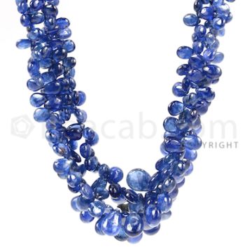 3 Lines - Medium Blue Sapphire Drops - 261.5 cts - 4.5 x 2.9 mm to 10 x 6.4 mm (SDR1016)