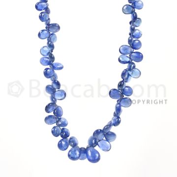 1 Line - Medium Blue Sapphire Drops - 72 cts - 4 x 2.6 mm to 9 x 6 mm (SDR1022)