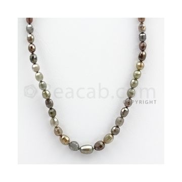 Fancy Diamond Drum Beads - 1 Line - 55.62 carats (FncyDiaDr1008)