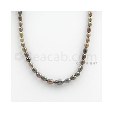 Fancy Diamond Drum Beads - 1 Line - 55.70 carats (FncyDiaDr1010)