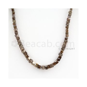 Brown Diamond Cubes - 1 Line - 23.00 carats (BrnDia1004)