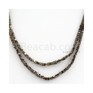 Brown Diamond Cubes - 1 Line - 30.00 carats (BrnDia1006)