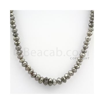4 to 8 mm - Faceted Fancy Diamond Beads - 1 Line - 99.90 carats (FncyDia1009)