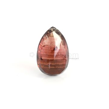 1 Piece - Dark Brown Tourmaline Faceted Drops - 68.50 cts - 30 x 20 x 15.3 mm (TFD1250)