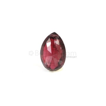 1 PIece - Dark Purple Tourmaline Faceted Drops - 30.92 cts - 15.8 to 26.5 mm (TFD1233)