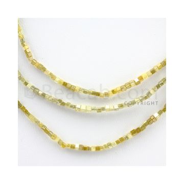 Fancy Diamond Cube Beads - 3 Lines - 45.26 carats (FncyDiaCu1003)
