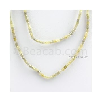 Fancy Diamond Cube Beads - 2 Lines - 40.00 carats (FncyDiaCu1017)