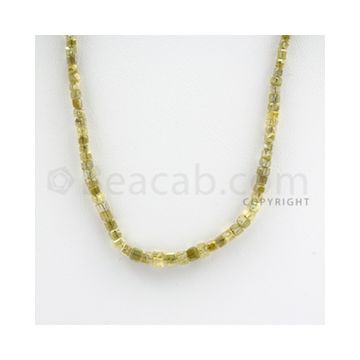 Fancy Diamond Cube Beads - 1 Line - 33.00 carats (FncyDiaCu1014)