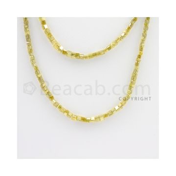 Fancy Diamond Cube Beads - 2 Lines - 39.50 carats (FncyDiaCu1015)