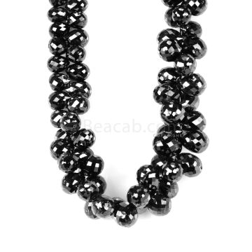 1 Line - Black Diamond Drops - 126.00 cts - 5.2 x 4.3 mm to 7.2 x 5.6 mm (DIADRP1026)