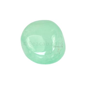 1 Pc - Large Light Green Emerald Tumbled Bead - 337.00 cts - 35 to 39 mm (EMTUB1099)