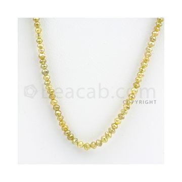 2.50 to 3.50 mm - Yellow Diamond Faceted Beads - 29.14 carats - 16 inches (YDia1014)